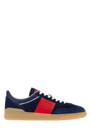 Navy blue suede Upvillage sneakersÂ  VALENTINO GARAVANI (9Y2S0H77LAL)