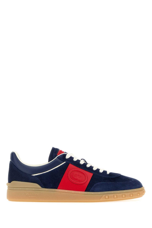 Navy blue suede Upvillage sneakersÂ  VALENTINO GARAVANI (9Y2S0H77LAL)