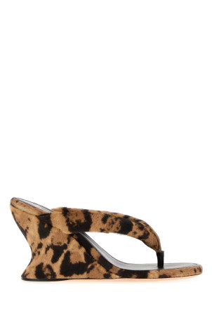 Printed calf hair Gaeta thing mules Gray BALENCIAGA (A0004ZWCED0)