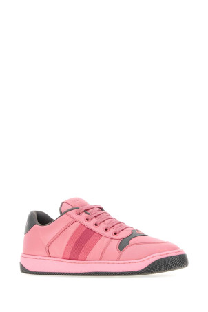 Pink fabric Screener sneakers GUCCI (A000MWFAGAU)