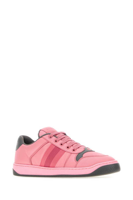 Pink fabric Screener sneakers GUCCI (A000MWFAGAU)