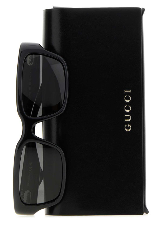 Black acetate sunglasses GUCCI (A000OSJ1691)