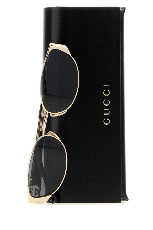 Gold metal sunglasses GUCCI (A000PJI3330)