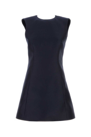 Midnight blue wool blend mini dress BALENCIAGA (A00293TUT22)