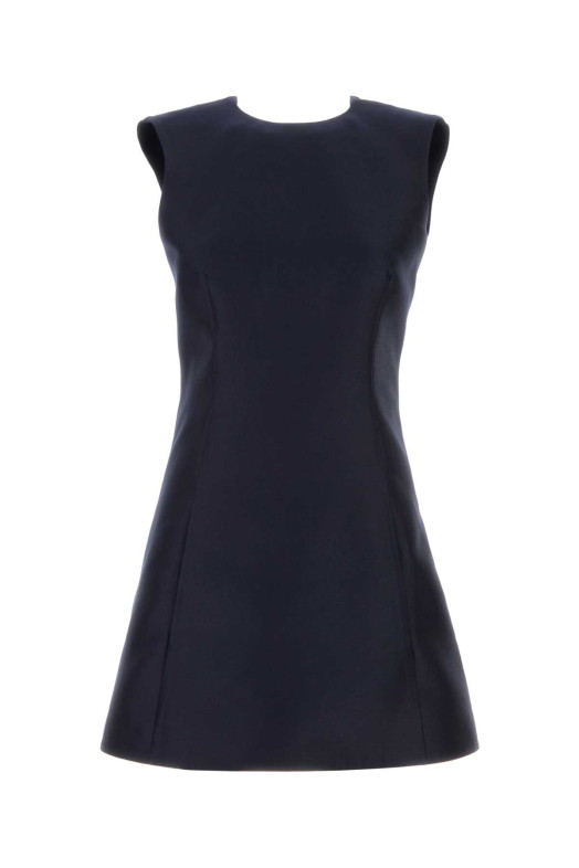 Midnight blue wool blend mini dress BALENCIAGA (A00293TUT22)