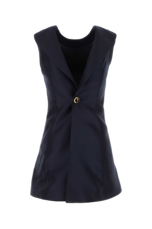 Midnight blue wool blend mini dress BALENCIAGA (A00293TUT22)