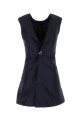 Midnight blue wool blend mini dress BALENCIAGA (A00293TUT22)