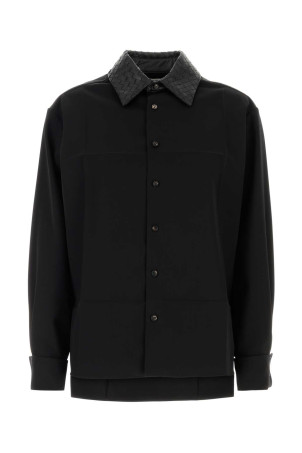 Black wool shirt Black BOTTEGA VENETA (A002QUV6DB0)