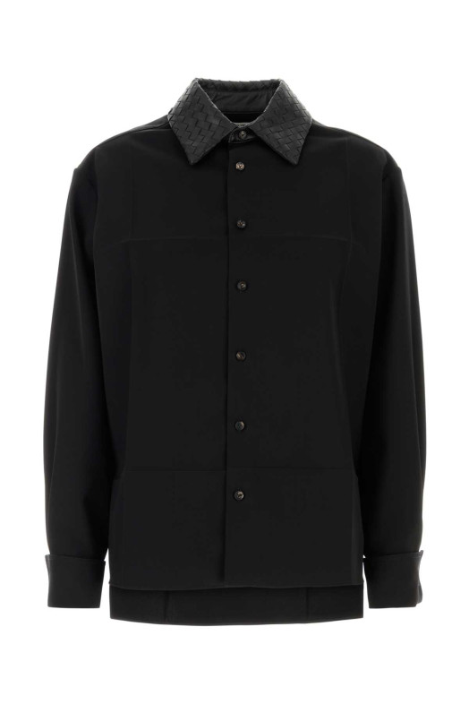 Black wool shirt Black BOTTEGA VENETA (A002QUV6DB0)