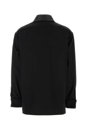 Black wool shirt Black BOTTEGA VENETA (A002QUV6DB0)