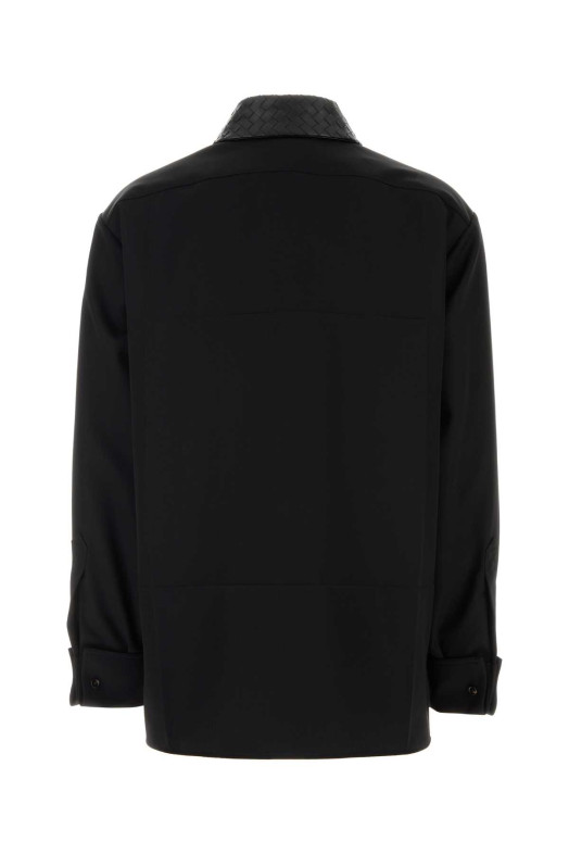Black wool shirt Black BOTTEGA VENETA (A002QUV6DB0)