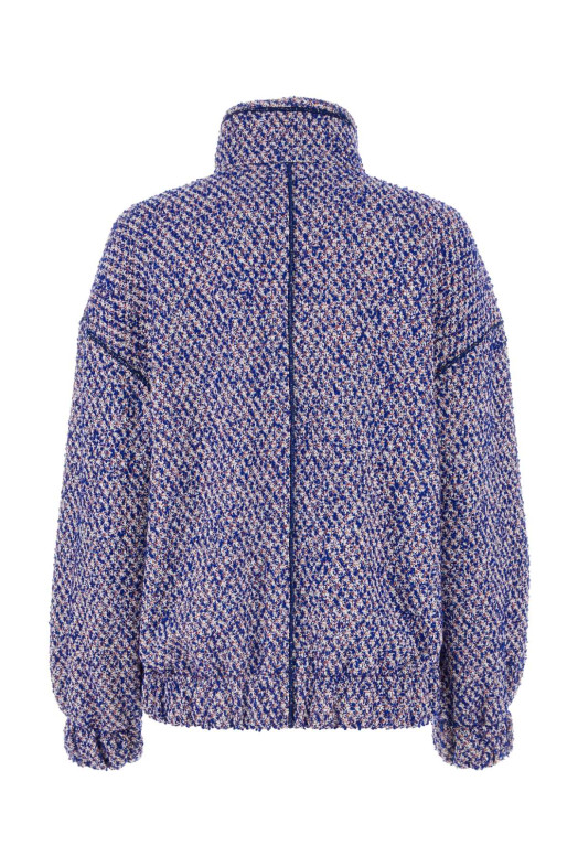 Multicolor cotton blend oversize jacket PHILOSOPHY DI LORENZO SERAFINI (A06030734)