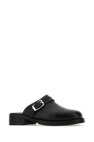 Black leather slippers OUR LEGACY (A2217CVSE)