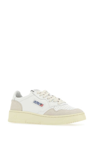 Two-tone leather and suede Medalist sneakers AUTRY (AULW)