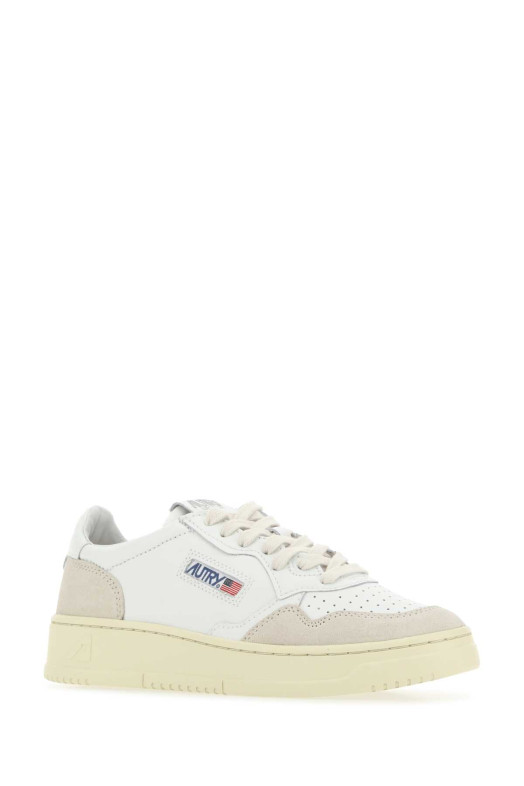 Two-tone leather and suede Medalist sneakers AUTRY (AULW)