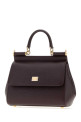 Aubergine leather medium Sicily handbag DOLCE & GABBANA (BB6002B1001)