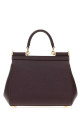 Aubergine leather medium Sicily handbag DOLCE & GABBANA (BB6002B1001)