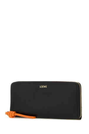 Black leather wallet LOEWE (CEM1G39X01)