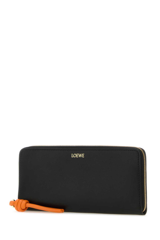 Black leather wallet LOEWE (CEM1G39X01)