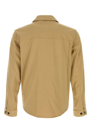 Beige stretch cotton shirt WOOLRICH (CFWOOS2036MRUT5288)