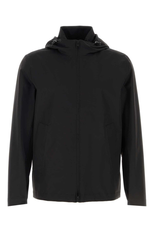 Black polyester jacket White WOOLRICH (CFWOOU2130MRUT4018)