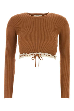 Caramel wool sweater CHLOE (CH26AMP11600)