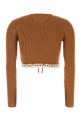 Шерстяной свитер цвета «карамель» CHLOE (CH26AMP11600) CHLOÉ