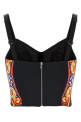 Printed charmeuse top DOLCE & GABBANA (F7BT4TGDDTA)