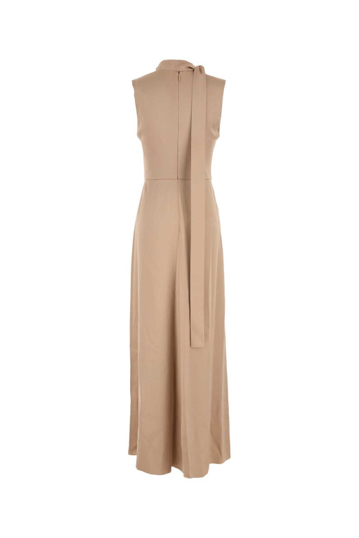 Beige satin long dress FENDI (FDD246ATR0)