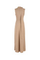 Beige satin long dress FENDI (FDD246ATR0)