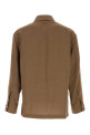 Brown linen shirt FENDI (FW1447AVSG)
