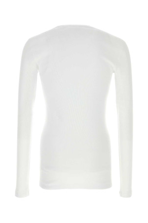 White stretch cotton t-shirt Multicolor DOLCE & GABBANA (G8PG8ZFUGKY)