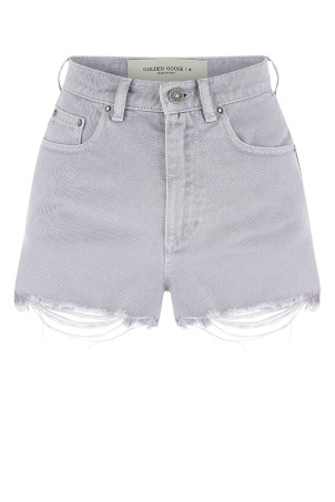 Lilac denim shorts GOLDEN GOOSE DELUXE BRAND (GWP01091P000747)