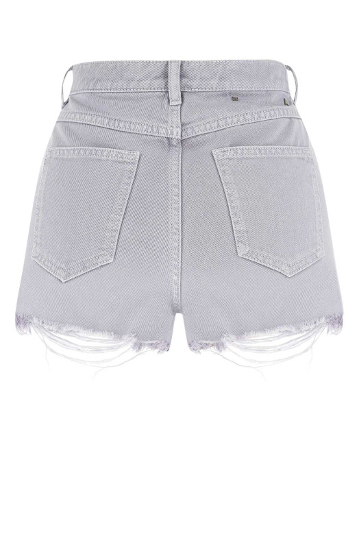 Lilac denim shorts GOLDEN GOOSE DELUXE BRAND (GWP01091P000747)
