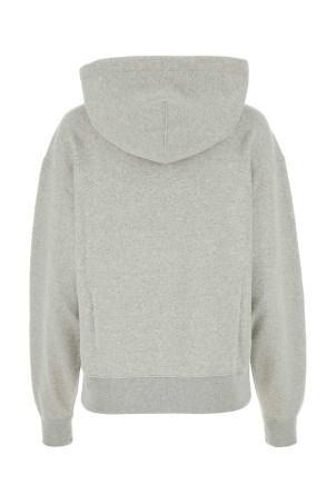 Light grey cotton oversize sweatshirt JIL SANDER (J40GU0002J20010)