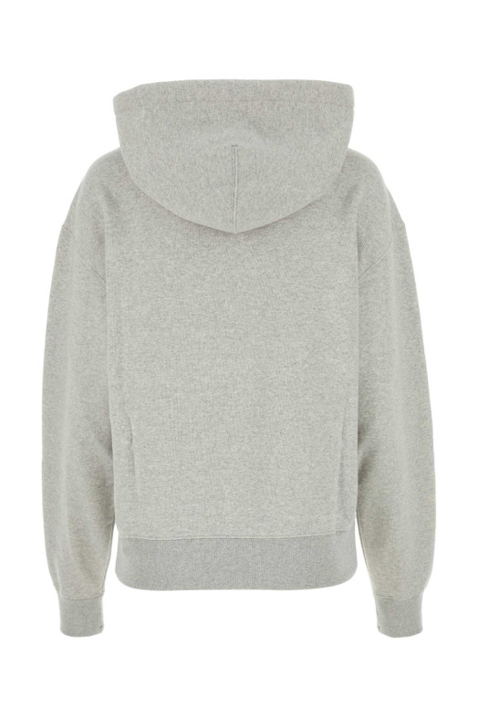Light grey cotton oversize sweatshirt JIL SANDER (J40GU0002J20010)