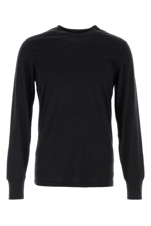 Black lyocell blend t-shirt TOM FORD (JCL006JMT012)