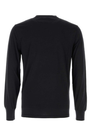 Black lyocell blend t-shirt TOM FORD (JCL006JMT012)