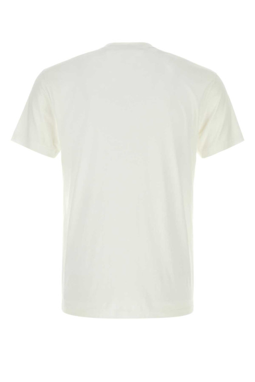 White lyocell blend t-shirt TOM FORD (JCS004JMT012)