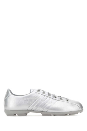 Silver leather Y-3 Field sneakers Y3 YAMAMOTO (KI7112)