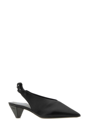 Black leather Origami Cubic pumps Black LOEWE (L815S01XA9)