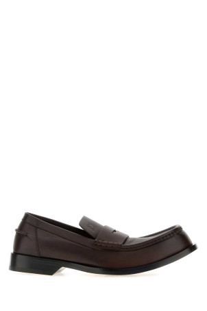 Dark brown leather Bobine loafers LOEWE (M815290X01)