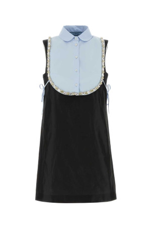 Black taffeta mini dress Black PRADA (P3T00RSOOO120M)