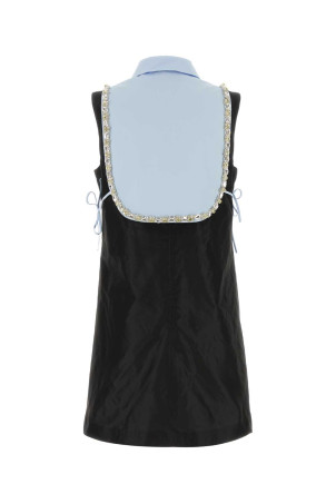 Black taffeta mini dress Black PRADA (P3T00RSOOO120M)