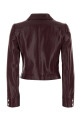 Aubergine vinyl blazer BLUE COURREGES (PERCBL005VY0014)