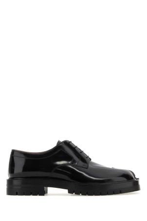 Black leather Tabi lace-up shoes MAISON MARGIELA (S57WQ0188P3827)