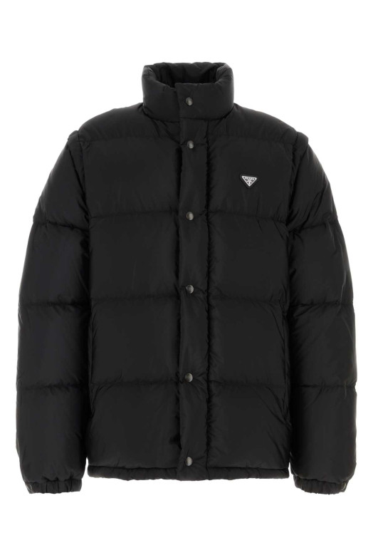 Black Re-Nylon down jacket Black PRADA (SGC863SOOO1WQ9)