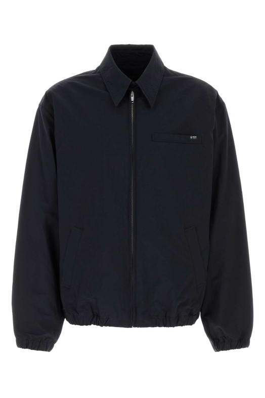 Midnight blue nylon jacket Blue PRADA (SGD190SOOO199Y)