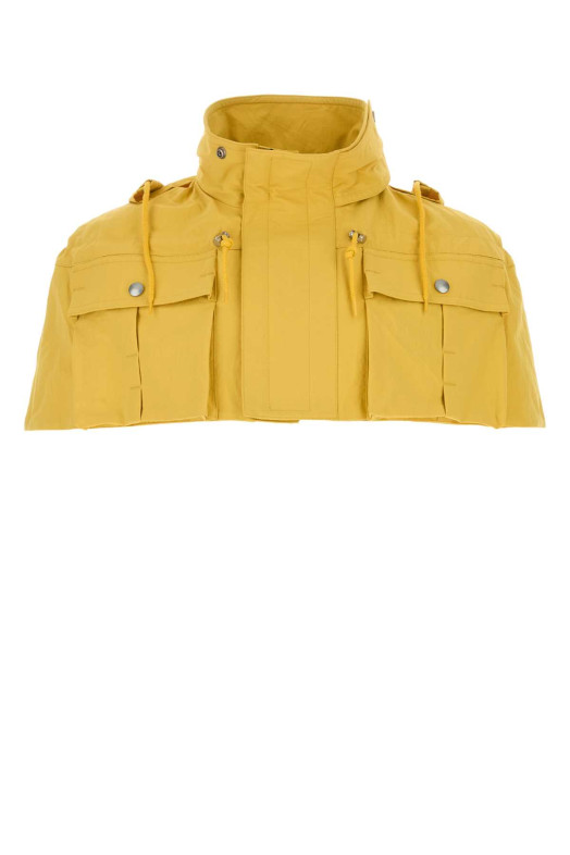 Жёлтая нейлоновая накидка PRADA (SGD236SOOO199Y)