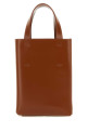 Brown leather nano Museo handbag MARNI (SHMP0050U0LV639)